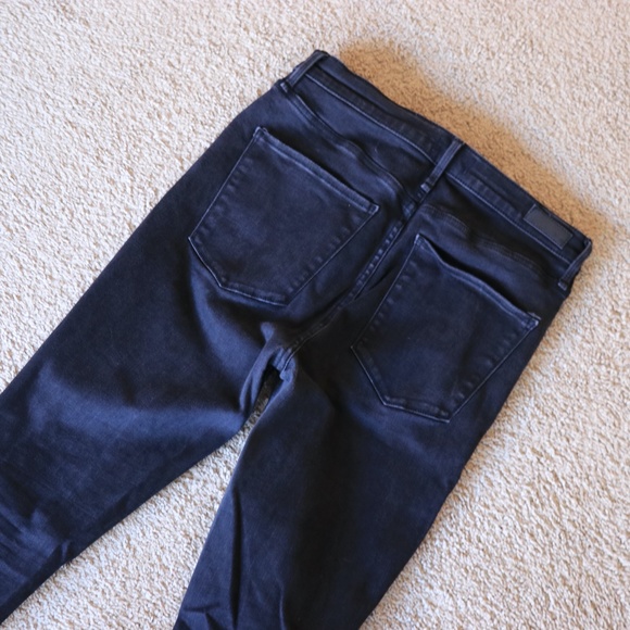 Abercrombie and Fitch Ultra High Rise Super Skinny Black Jeans 10 30 R - Picture 7 of 10